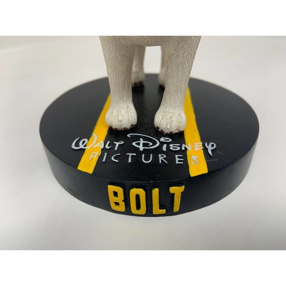 Disney BOLT Super Dog Bobble Head Statue EXCLUSIVE MOVIE REWARD RARE HTF - Picture 3 of 6